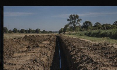 Trenching excavation work