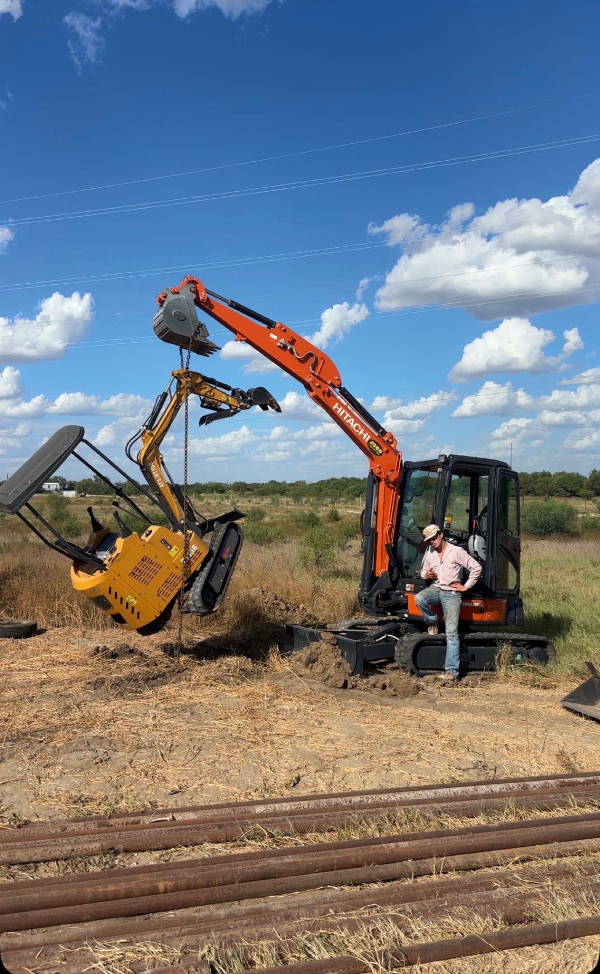 Excavation equipment work